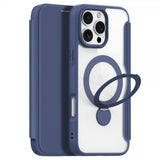 Dux Ducis iPhone 16 Pro Max Fodral Skin X Pro Series Kickstand MagSafe Blå