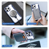 Dux Ducis iPhone 16 Pro Max Fodral Skin X Pro Series Kickstand MagSafe Blå