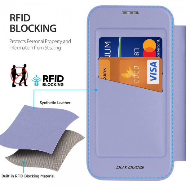 Dux Ducis iPhone 16 Pro Max Fodral Skin X Pro Series MagSafe Lila