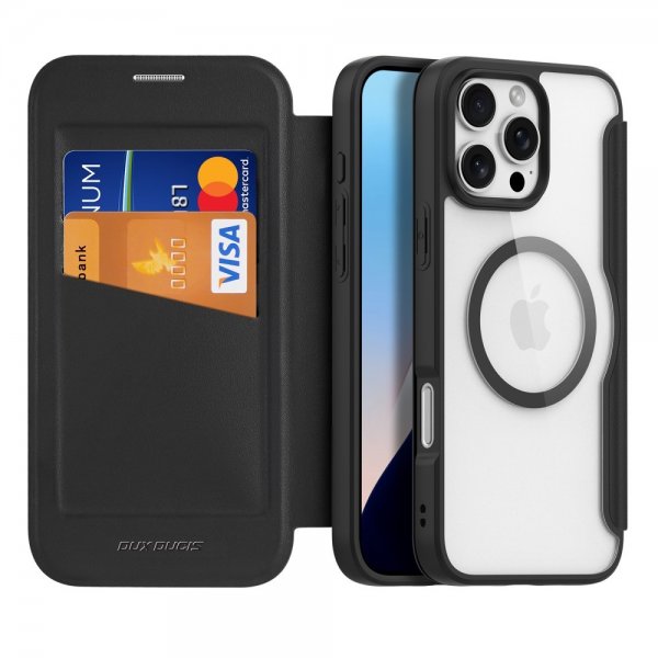 Dux Ducis iPhone 16 Pro Max Fodral Skin X Pro Series MagSafe Svart