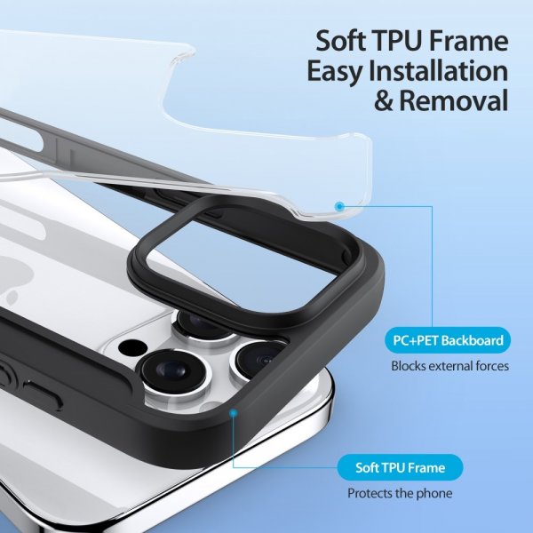 Dux Ducis iPhone 16 Pro Max Fodral Skin X Pro Series MagSafe Svart