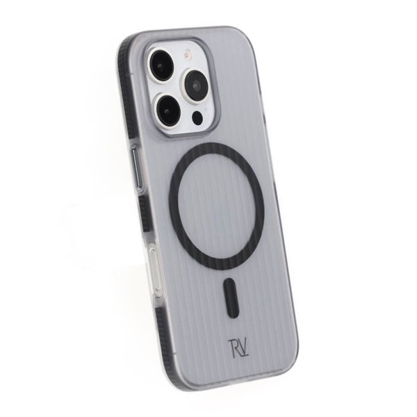 Rvelon iPhone 16 Pro Max Skal Korrugerad MagSafe Svart