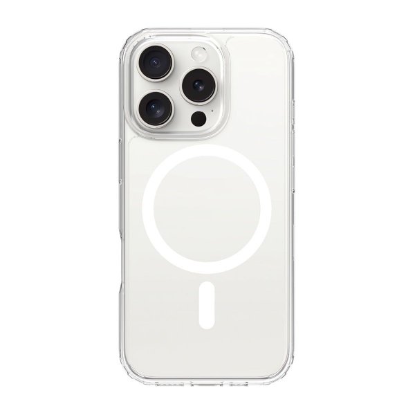 Rvelon iPhone 16 Pro Max Skal TPU MagSafe Transparent