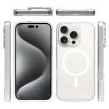 Rvelon iPhone 16 Pro Max Skal TPU MagSafe Transparent