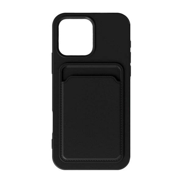 iPhone 16 Pro Max Skal Korthållare Svart