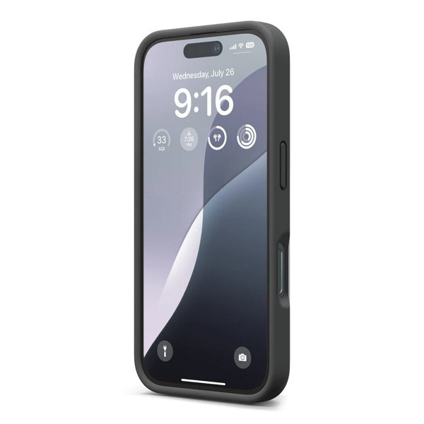 Rvelon iPhone 16 Pro Max Skal Silikon Svart