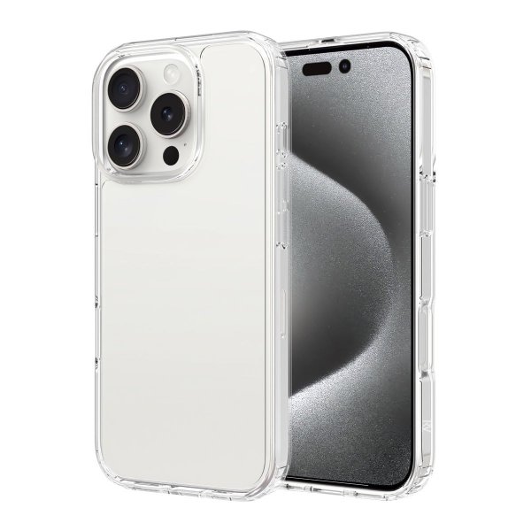 Rvelon iPhone 16 Pro Max Skal Silikon Transparent