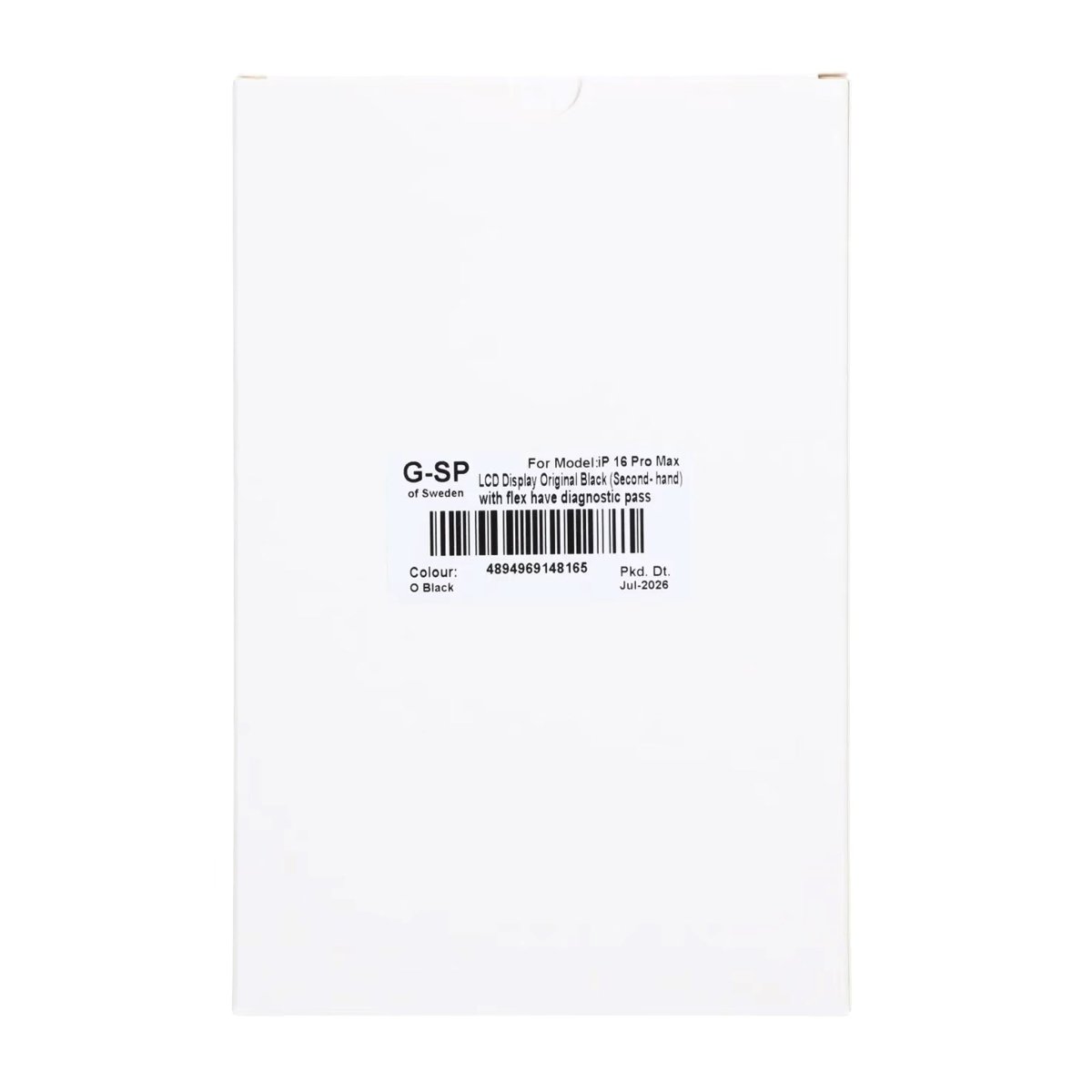 iPhone 16 Pro Max OLED Skärm Original Begagnad - Diagnostik Pass