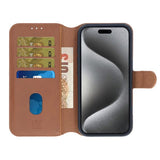 Rvelon iPhone 16 Pro Max Fodral Magnetiskt Avtagbart Skal Brun