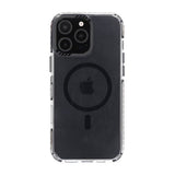 Rvelon iPhone 16 Pro Max Skal TPU MagSafe Svart/Transparent