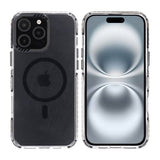 Rvelon iPhone 16 Pro Max Skal TPU MagSafe Svart/Transparent
