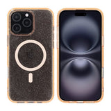 Rvelon iPhone 16 Pro Max Skal Glitter MagSafe Guld