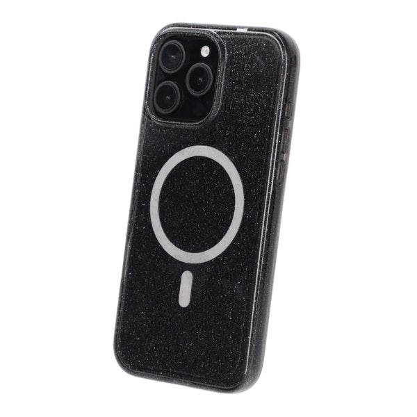 Rvelon iPhone 16 Pro Max Skal Glitter MagSafe Svart