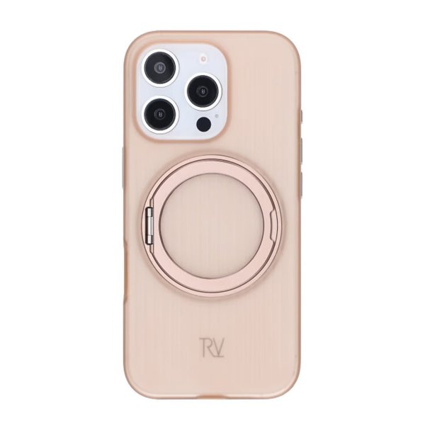 Rvelon iPhone 16 Pro Max Skal Roterbart MagSafe Stativ Vit