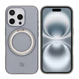 Rvelon iPhone 16 Pro Max Skal Roterbart MagSafe Stativ Grå
