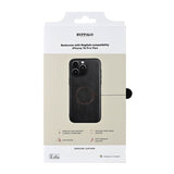 Buffalo iPhone 16 Pro Max Skal Äkta läder MagSeries Svart