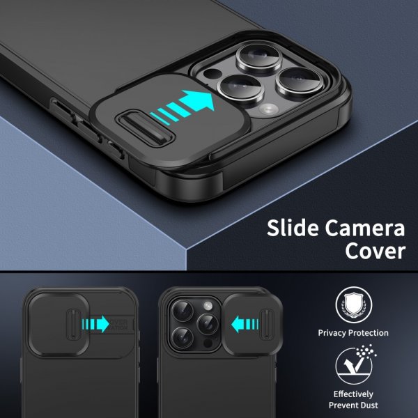 iPhone 16 Pro Max Skal Camera Slide Svart