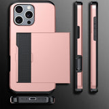 iPhone 16 Pro Max Skal Card Slide Blå