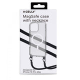Celly iPhone 16 Pro Max Skal Freedom Necklace MagSafe Transparent