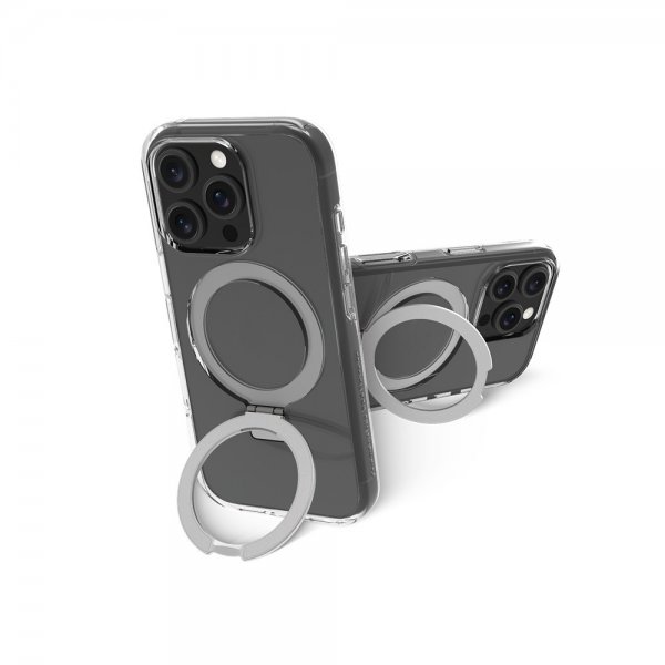 dbramante1928 iPhone 16 Pro Max Skal Iceland Ultra D3O MagSafe Kickstand Transparent