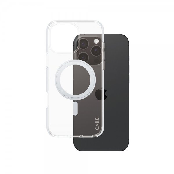 CARE by PanzerGlass iPhone 16 Pro Max Skal Kickstand MagSafe Silver