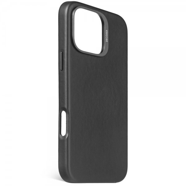 Decoded iPhone 16 Pro Max Skal Leather Backcover Svart