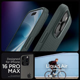 Spigen iPhone 16 Pro Max Skal Liquid Air Abyss Green