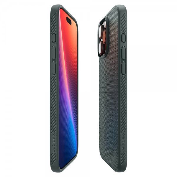 Spigen iPhone 16 Pro Max Skal Liquid Air Abyss Green