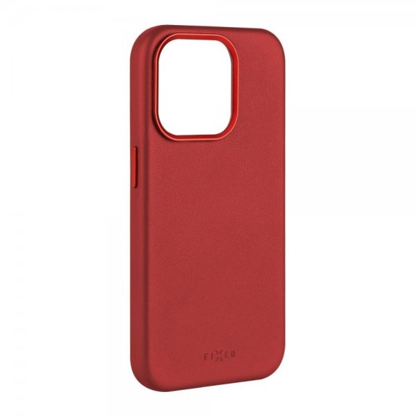 Fixed iPhone 16 Pro Max Skal MagLeather Röd