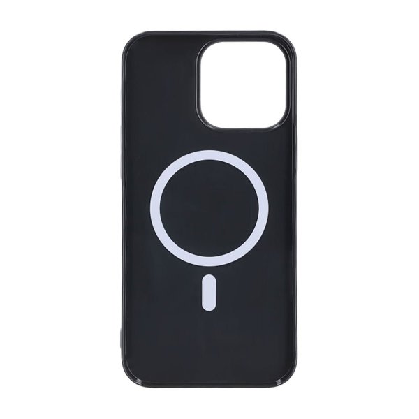 iPhone 16 Pro Max Skal TPU MagSafe Blank Svart