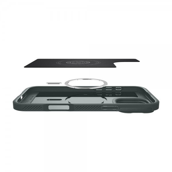 Spigen iPhone 16 Pro Max Skal Optik Armor MagFit Abyss Green