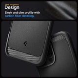 Spigen iPhone 16 Pro Max Skal Rugged Armor MagFit Matte Black