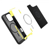 Spigen iPhone 16 Pro Max Skal Rugged Armor MagFit Matte Black