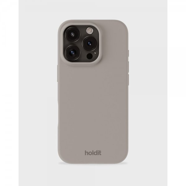 holdit iPhone 16 Pro Max Skal Silikon Taupe