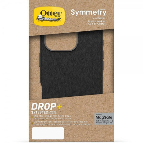 Otterbox iPhone 16 Pro Max Skal Symmetry Cactus Leather MagSafe Noir Ash