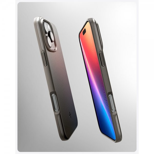 Spigen iPhone 16 Pro Max Skal Thin Fit MagFit Gunmetal