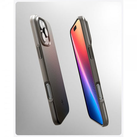 Spigen iPhone 16 Pro Max Skal Thin Fit MagFit Gunmetal