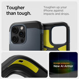 Spigen iPhone 16 Pro Max Skal Tough Armor MagFit Metal Slate