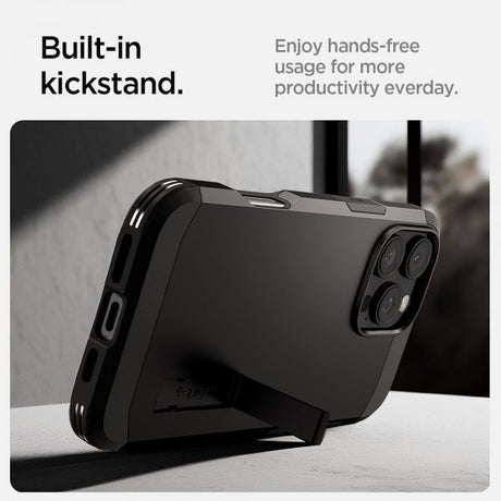 Spigen iPhone 16 Pro Max Skal Tough Armor MagFit Svart