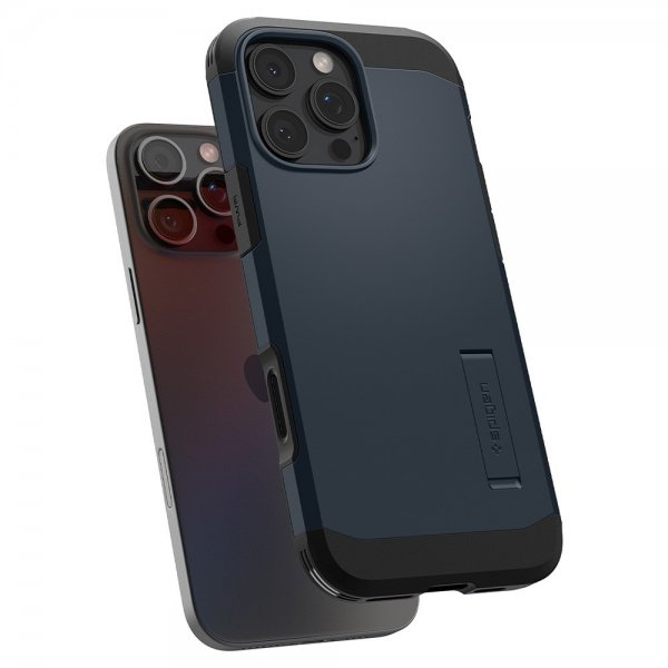 Spigen iPhone 16 Pro Max Skal Tough Armor T MagFit Metal Slate