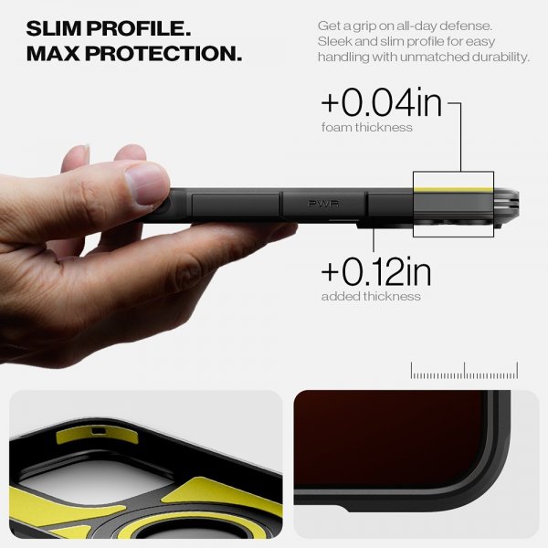 Spigen iPhone 16 Pro Max Skal Tough Armor T MagFit Metal Slate
