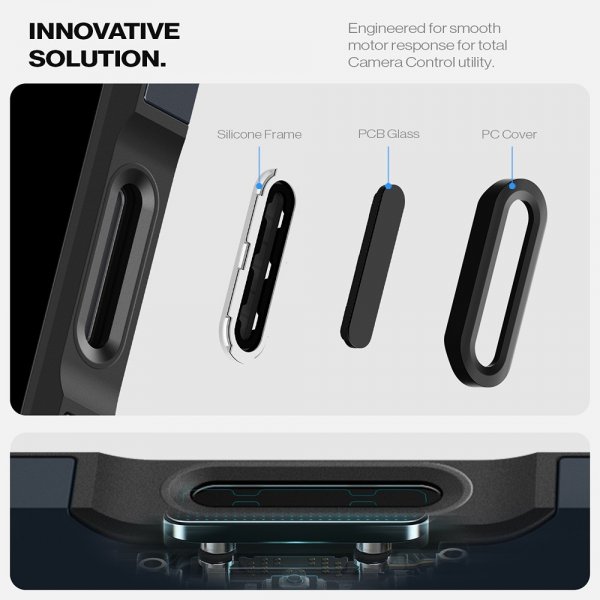 Spigen iPhone 16 Pro Max Skal Tough Armor T MagFit Metal Slate