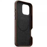 Nomad iPhone 16 Pro Max Skal Traditional Leather Case Brun