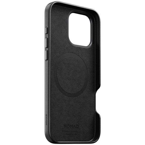 Nomad iPhone 16 Pro Max Skal Traditional Leather Case Horween Svart