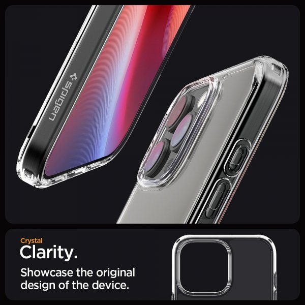 Spigen iPhone 16 Pro Max Skal Ultra Hybrid Crystal Clear