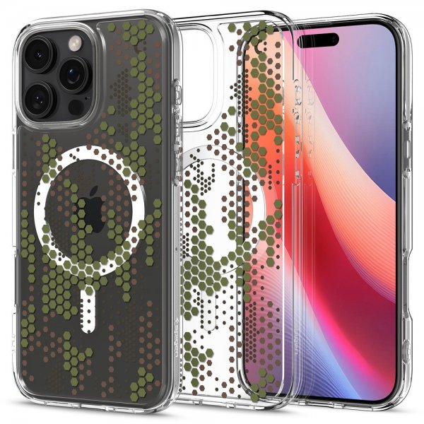 Spigen iPhone 16 Pro Max Skal Ultra Hybrid MagFit Digital Camo