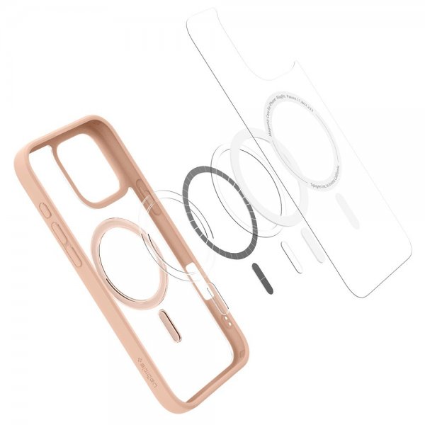 Spigen iPhone 16 Pro Max Skal Ultra Hybrid MagFit Rose Titanium
