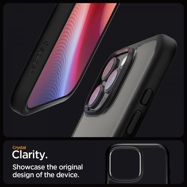 Spigen iPhone 16 Pro Max Skal Ultra Hybrid Matte Svart