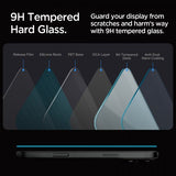 Spigen iPhone 16 Pro Max/iPhone 17 Pro Max Skärmskydd GLAS.tR EZ Fit 2-pack