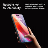 Spigen iPhone 16 Pro Max/iPhone 17 Pro Max Skärmskydd GLAS.tR EZ Fit 2-pack